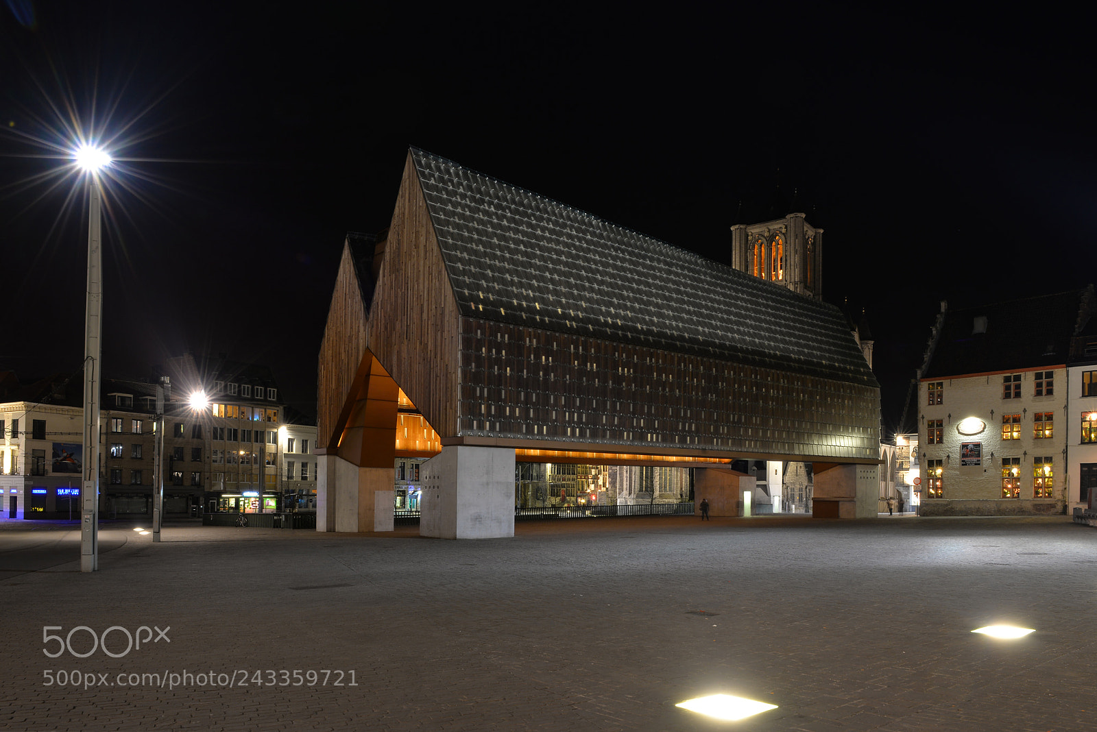 Nikon D610 sample photo. Ghent by night photography