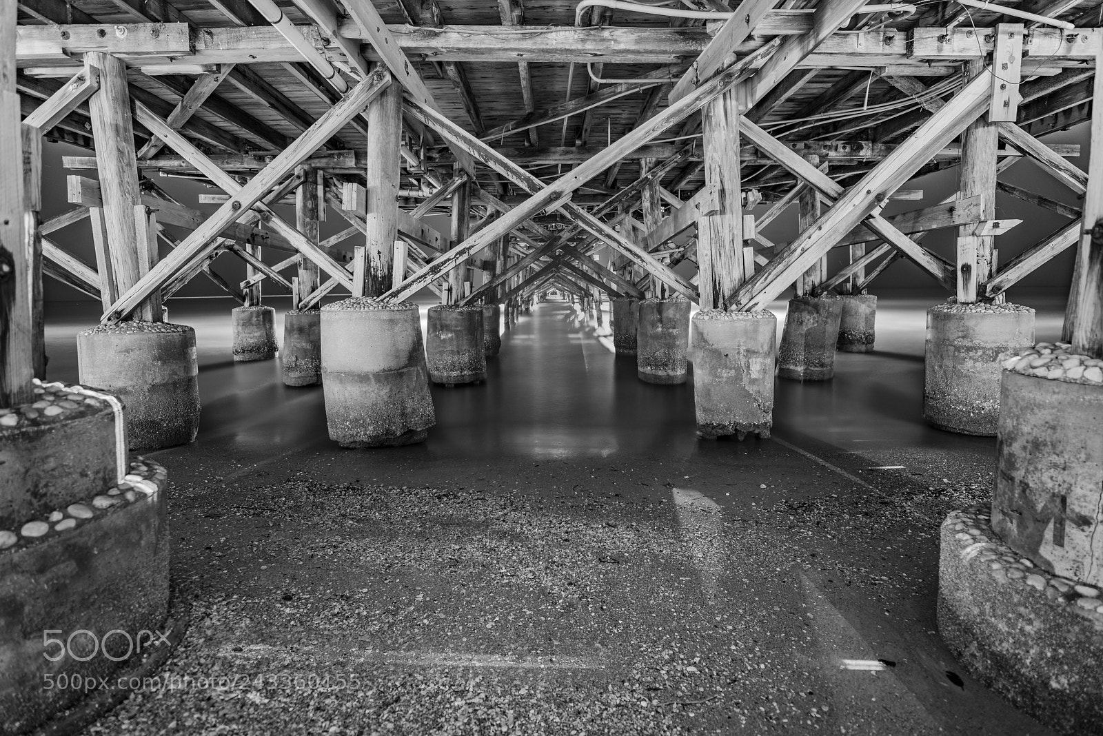 Pentax K-1 sample photo. Under redington long pier photography