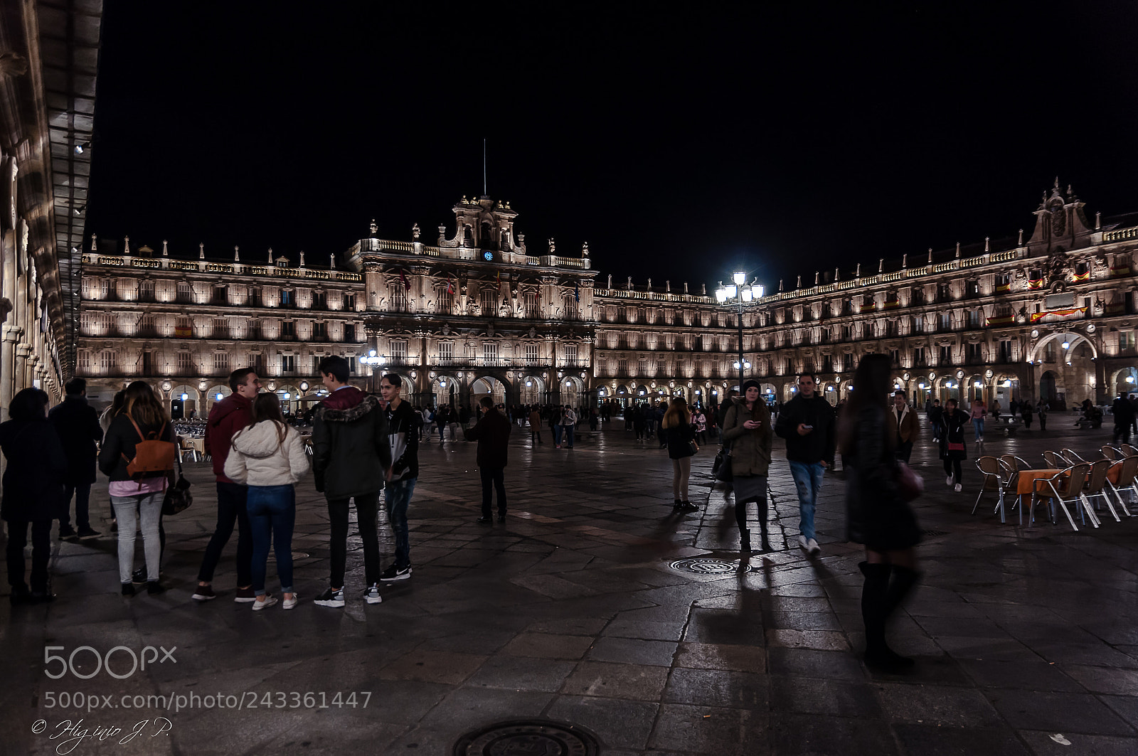 Nikon D90 sample photo. Salamanca plaza mayor photography