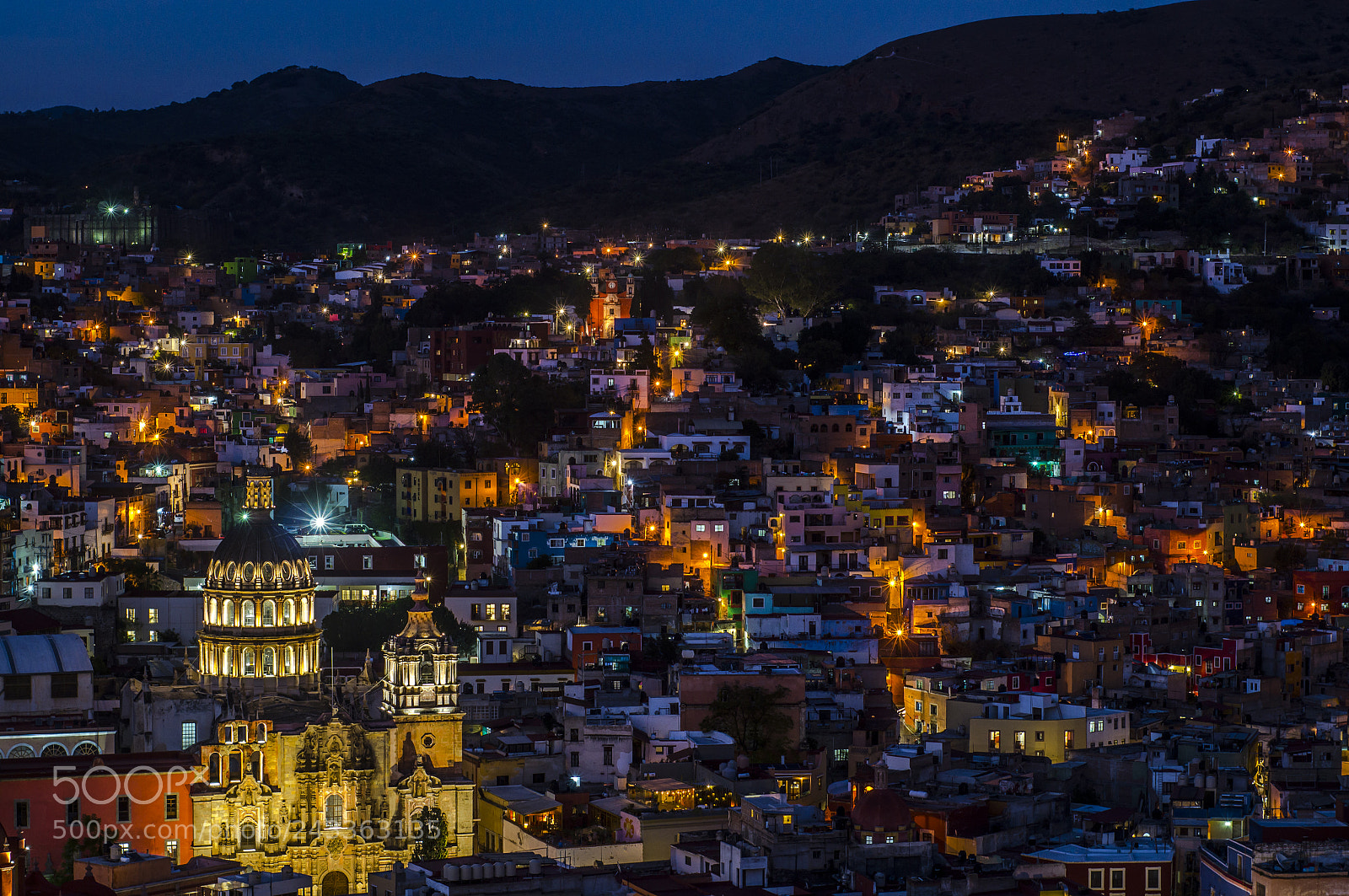 Sony SLT-A57 sample photo. Guanajuato by night photography