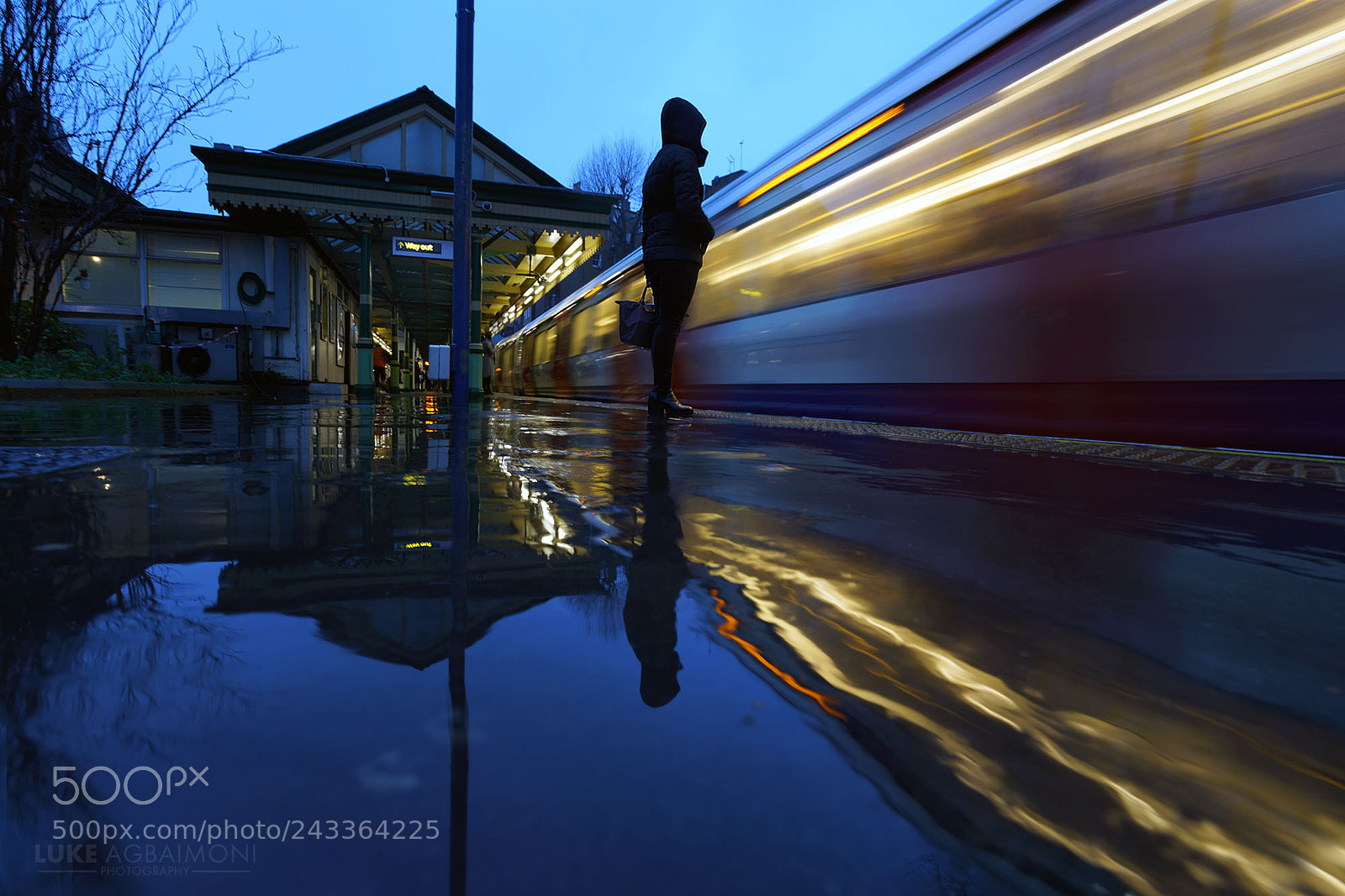 Sony a7R II sample photo. Waiting for trains photography