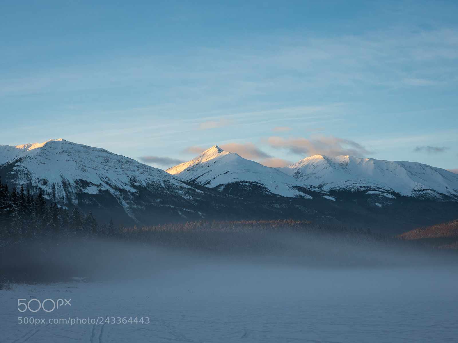 Olympus PEN-F sample photo. Winter mist over patricia photography