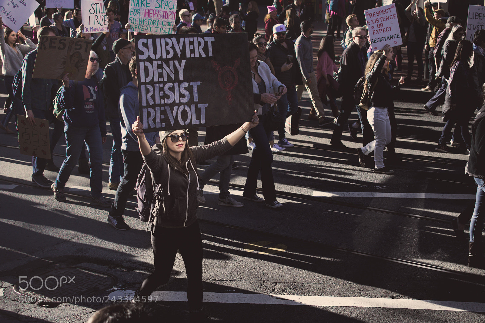 Nikon D3400 sample photo. Women's march 2018 photography