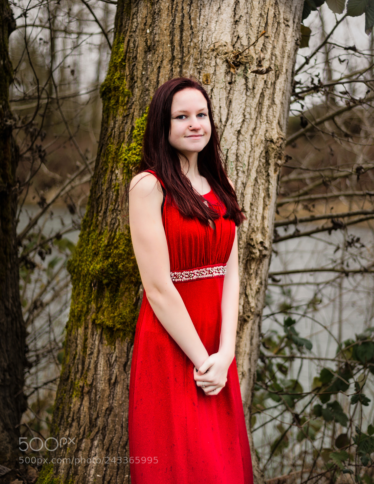 Nikon D800 sample photo. Red dress photography