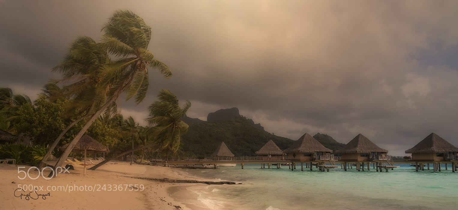 Canon EOS 30D sample photo. Bora bora storm photography