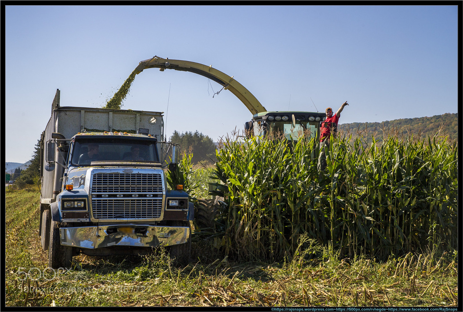 Canon EOS 6D Mark II sample photo. Corn harvesting photography