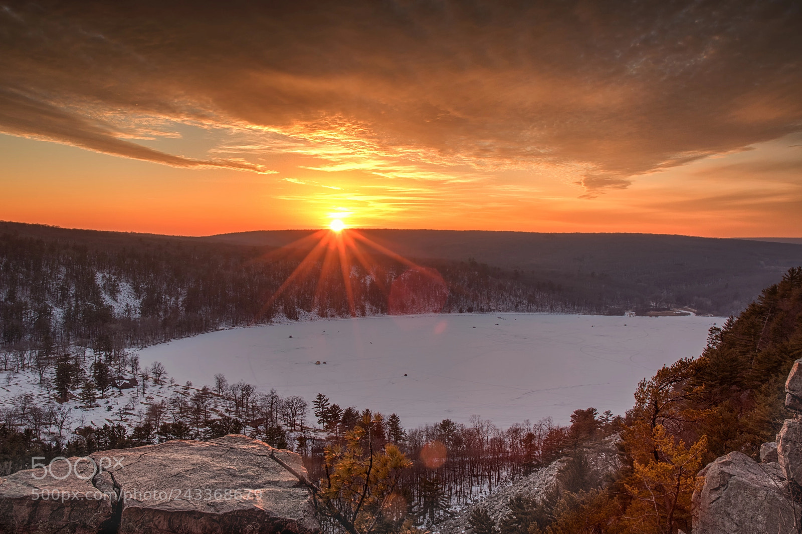Canon EOS 7D Mark II sample photo. Sunset at devil's lake photography