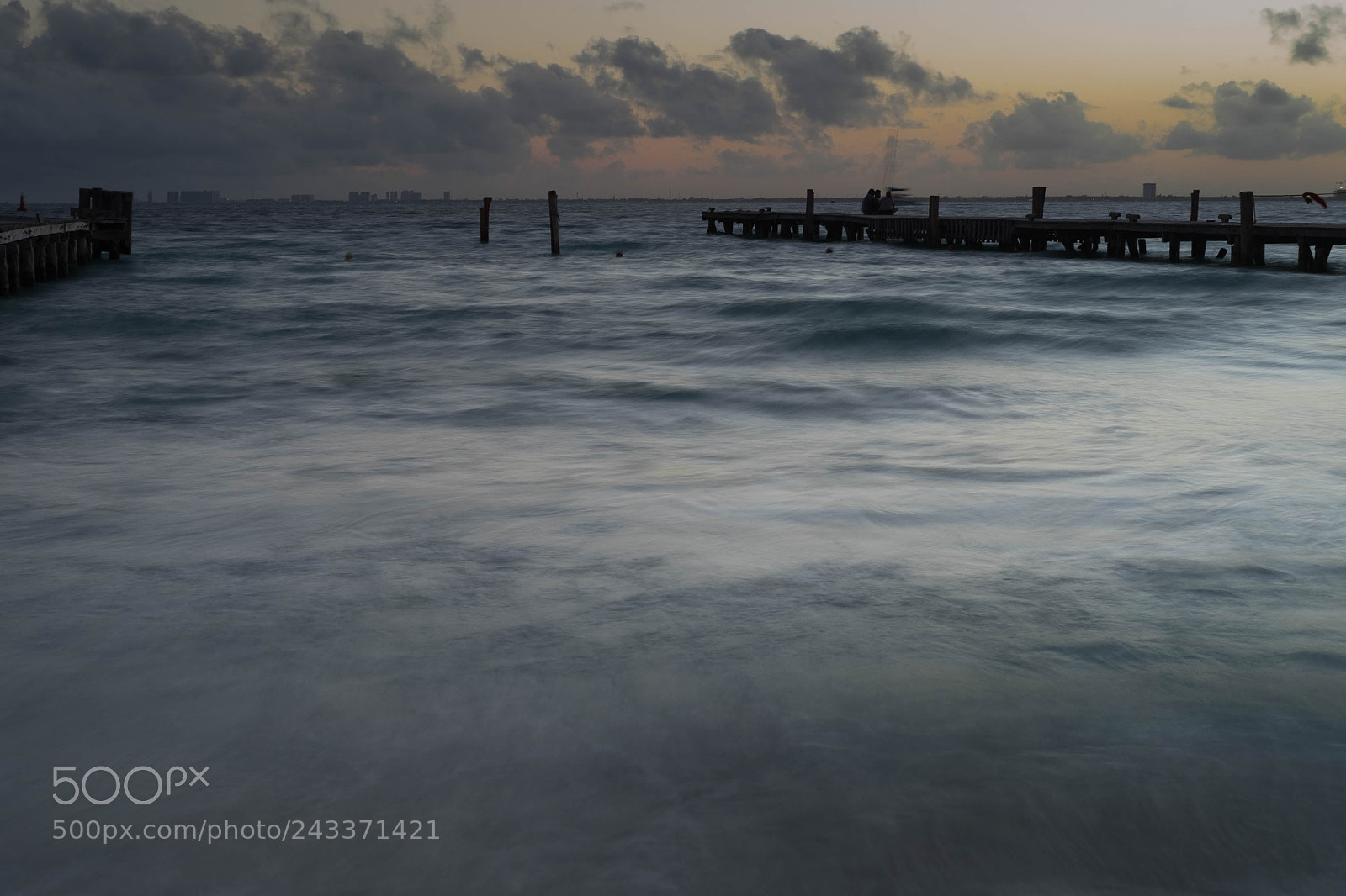 Fujifilm X-T1 sample photo. Sunset over docks photography