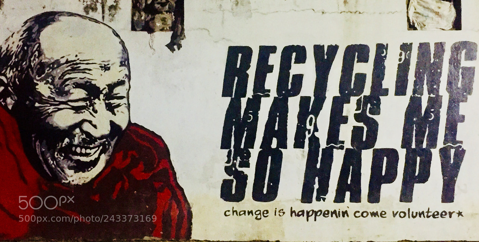 Apple iPhone 6 sample photo. Recycling spreads happiness photography