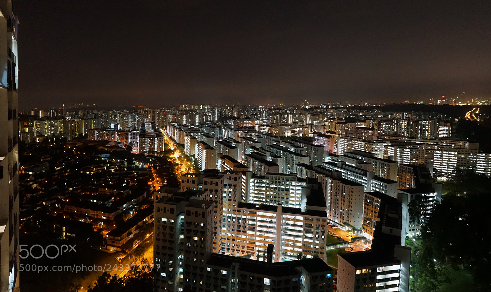 Sony a7 sample photo. Singapore a night view photography