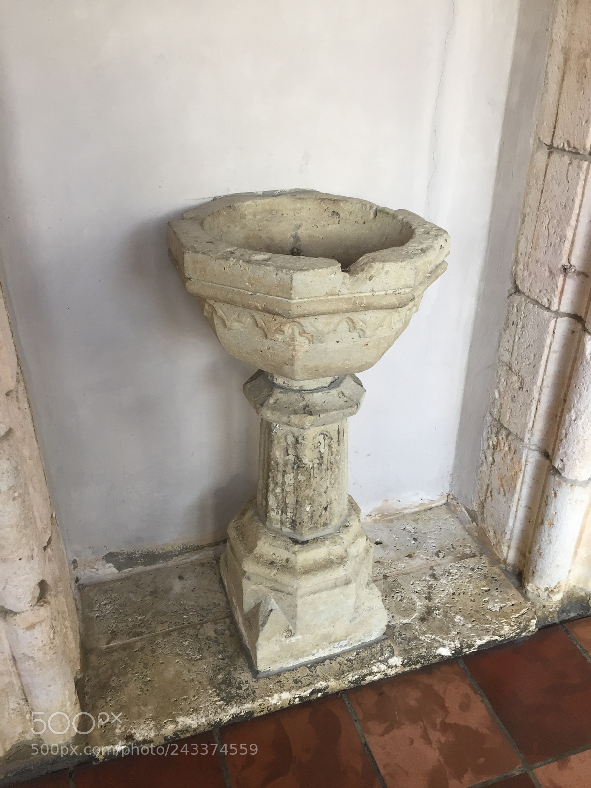 Apple iPhone 6 sample photo. Ancient monastery holy water photography