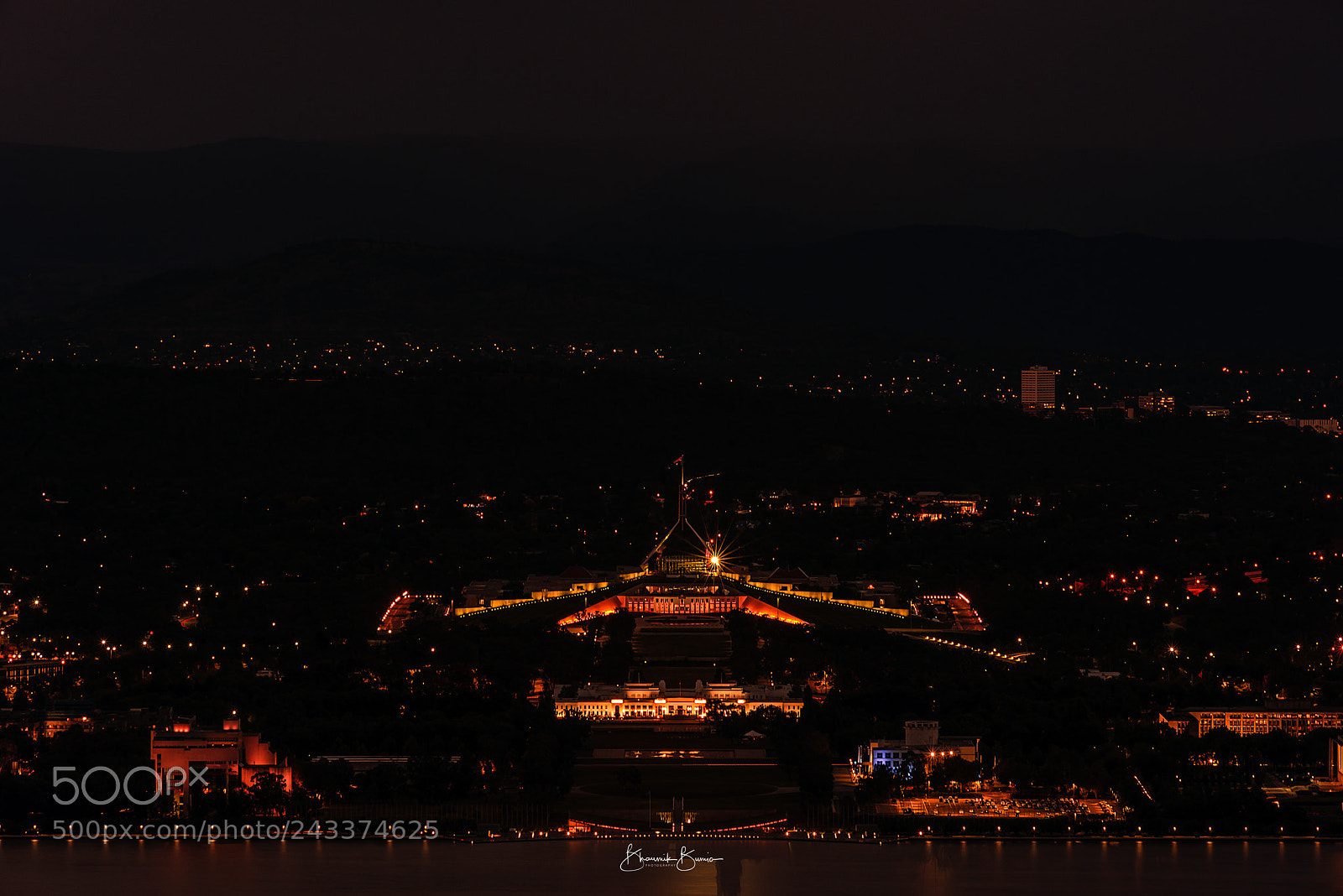 Nikon D810 sample photo. Parliament house @ night photography