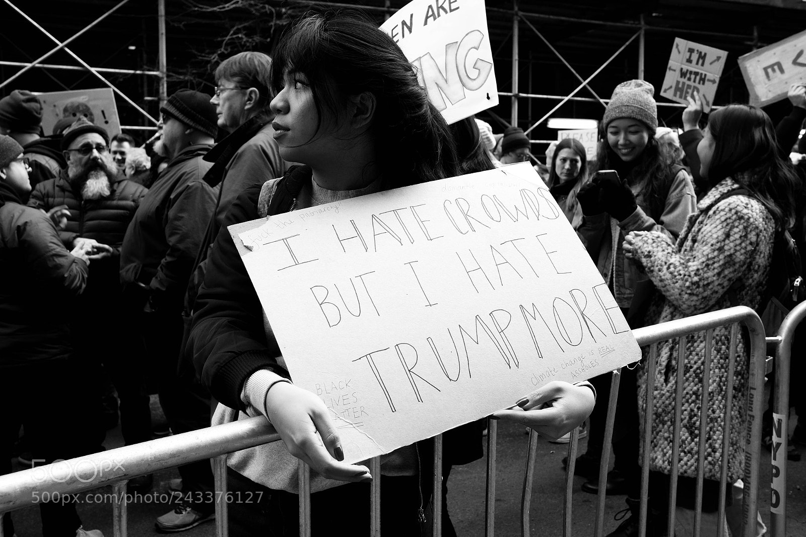 Fujifilm X-E2S sample photo. "womens march nyc" photography