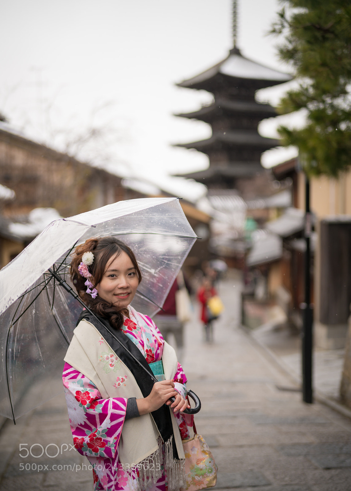 Sony a7R II sample photo. Woman in kimono photography