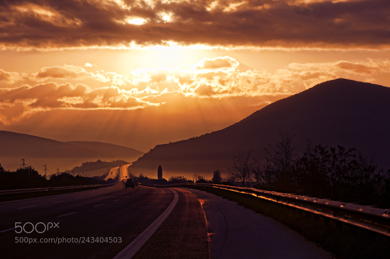 Nikon D700 sample photo. Roads photography