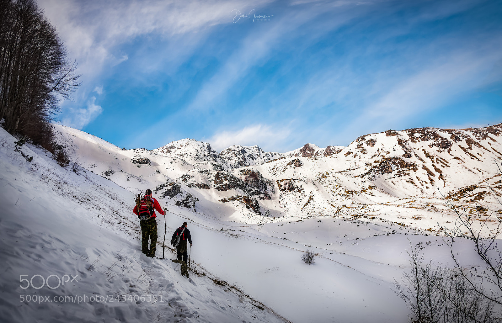 Nikon D5500 sample photo. Winter hiking photography