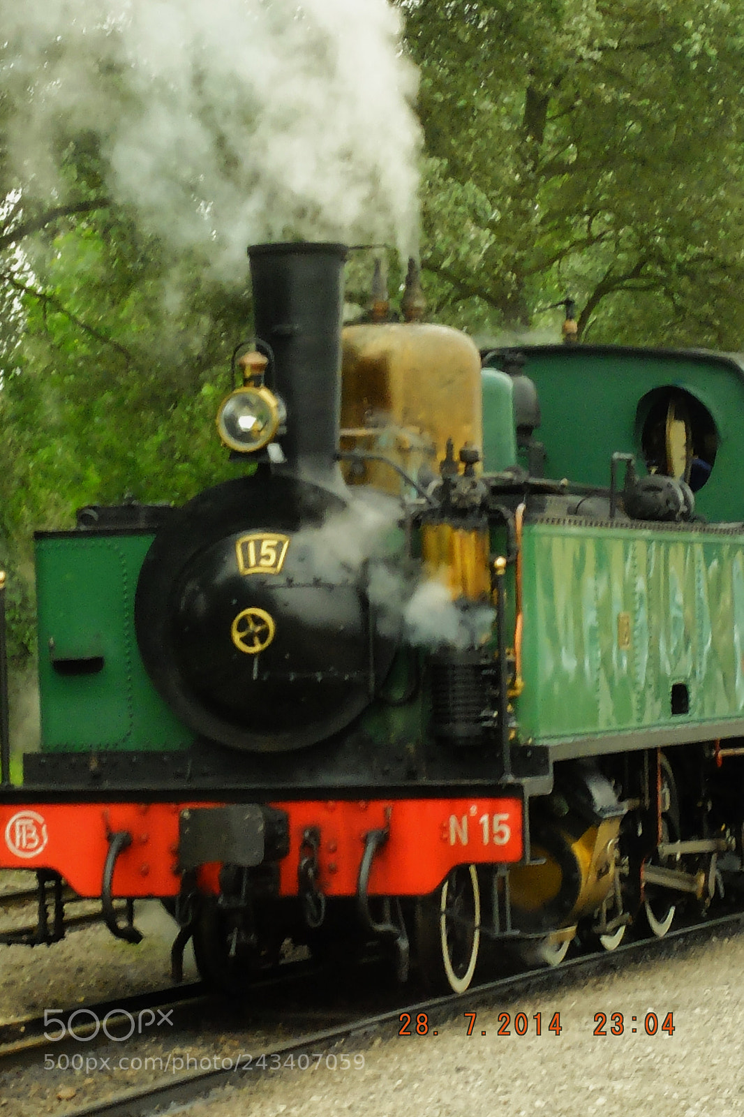 Fujifilm X20 sample photo. Crotoy petit train photography