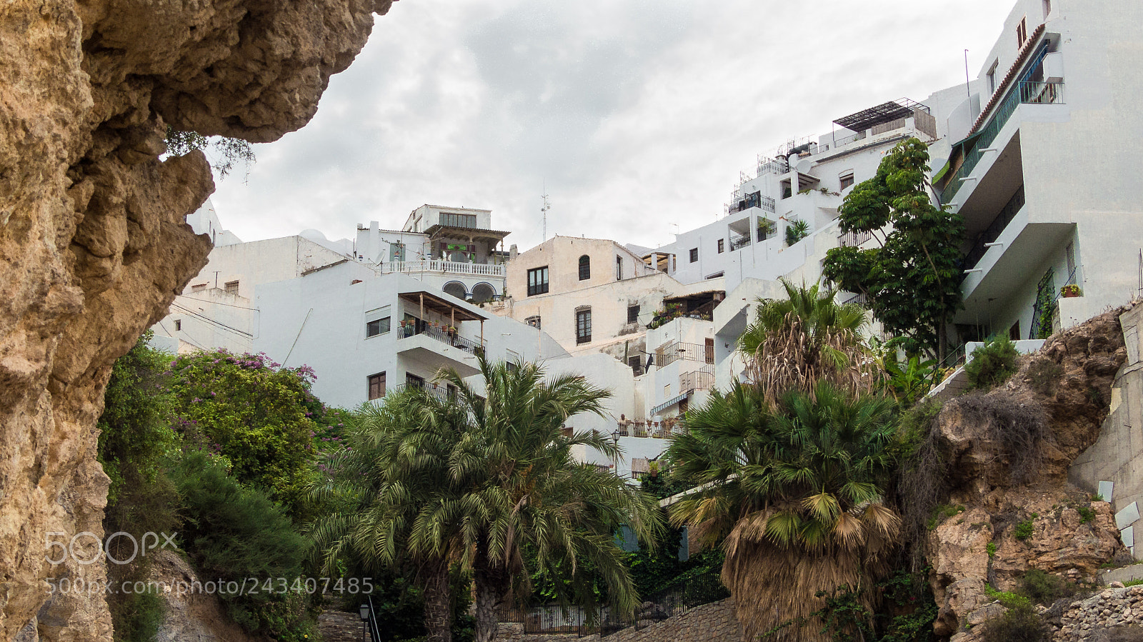 Panasonic Lumix DMC-FZ200 sample photo. Mojacar houses photography