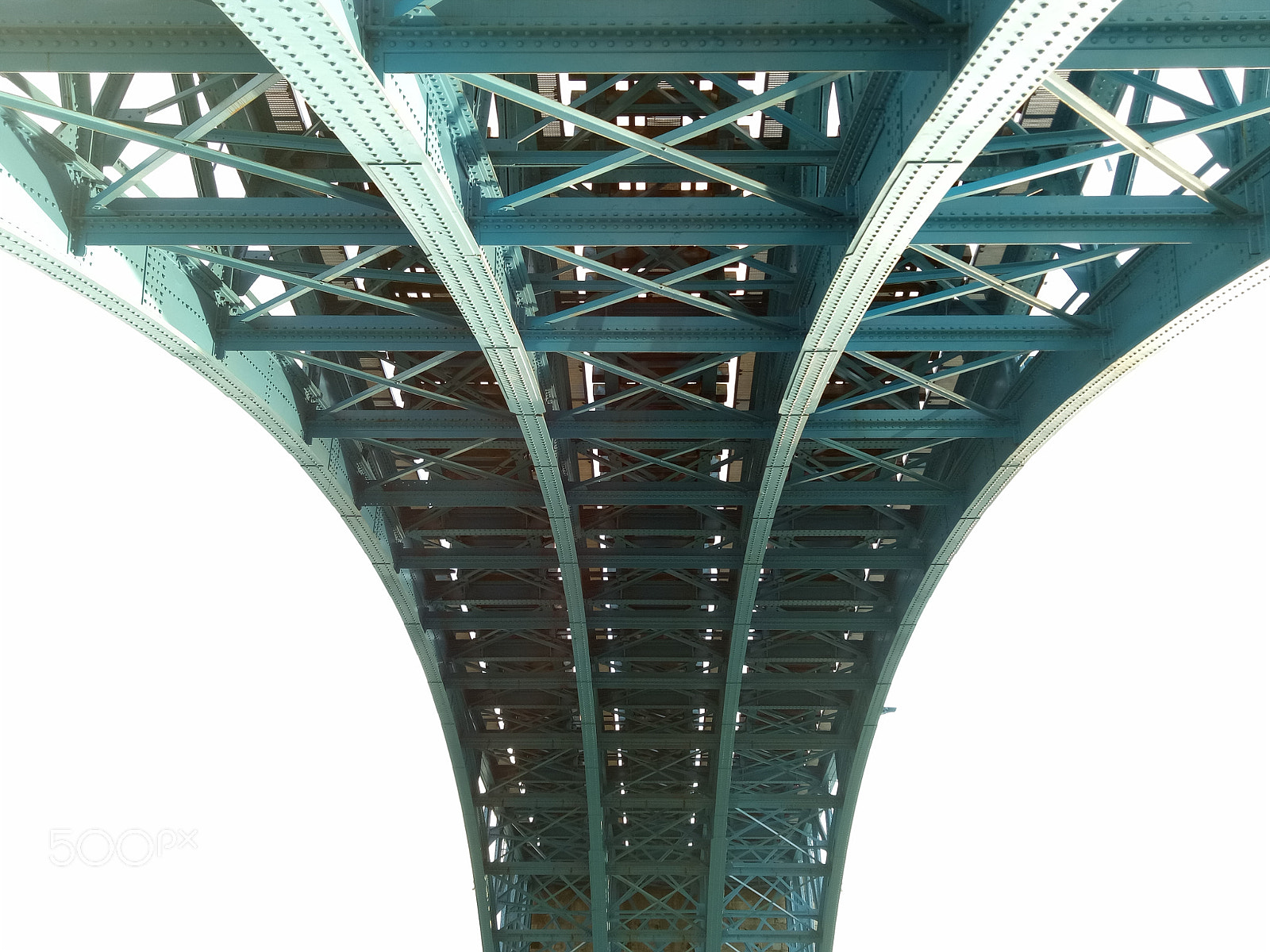OPPO A1601 sample photo. Under the bridge photography