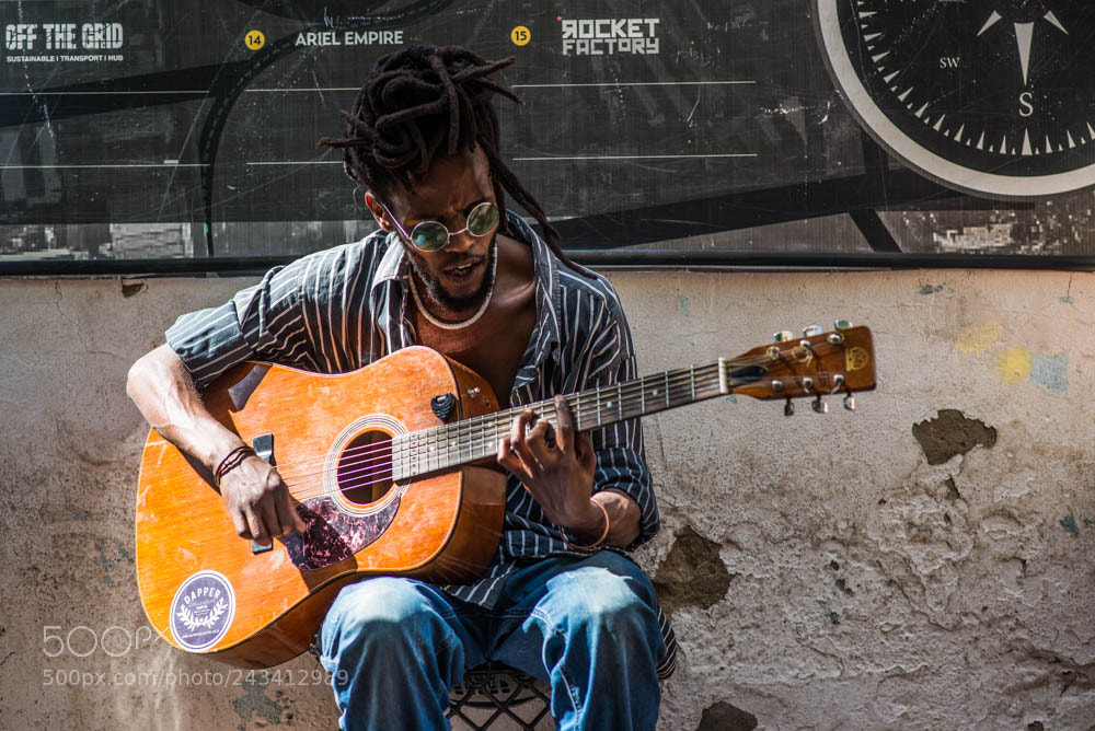 Nikon D610 sample photo. Street musicians in maboneng photography