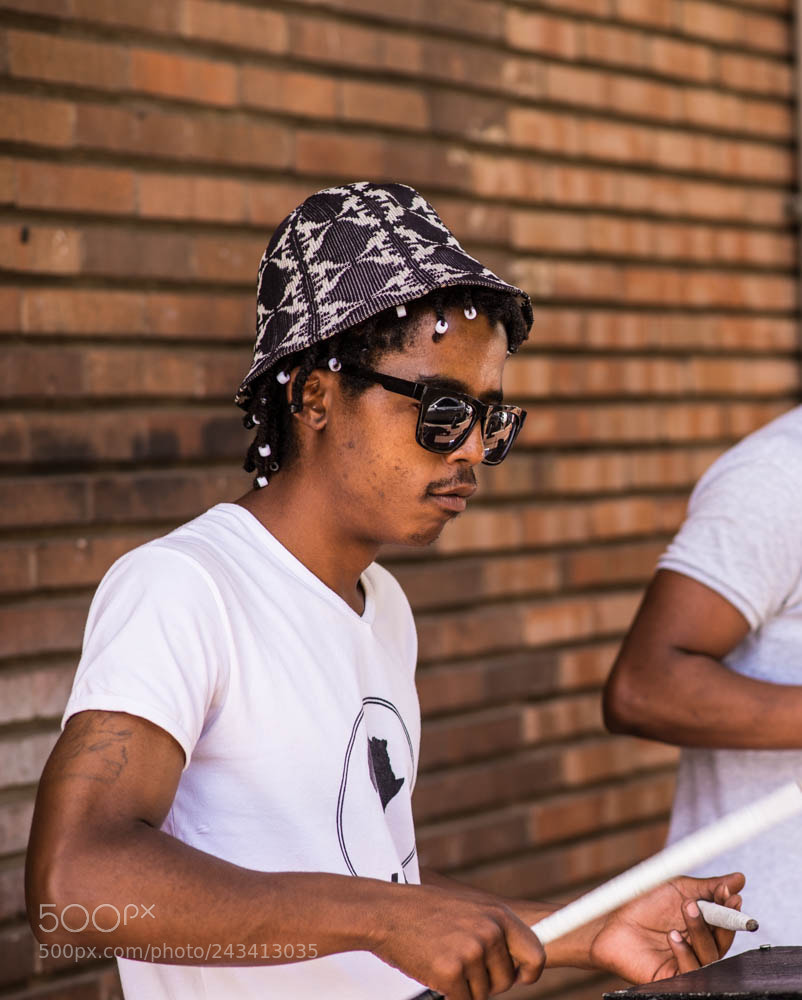 Nikon D610 sample photo. Street musicians in maboneng photography