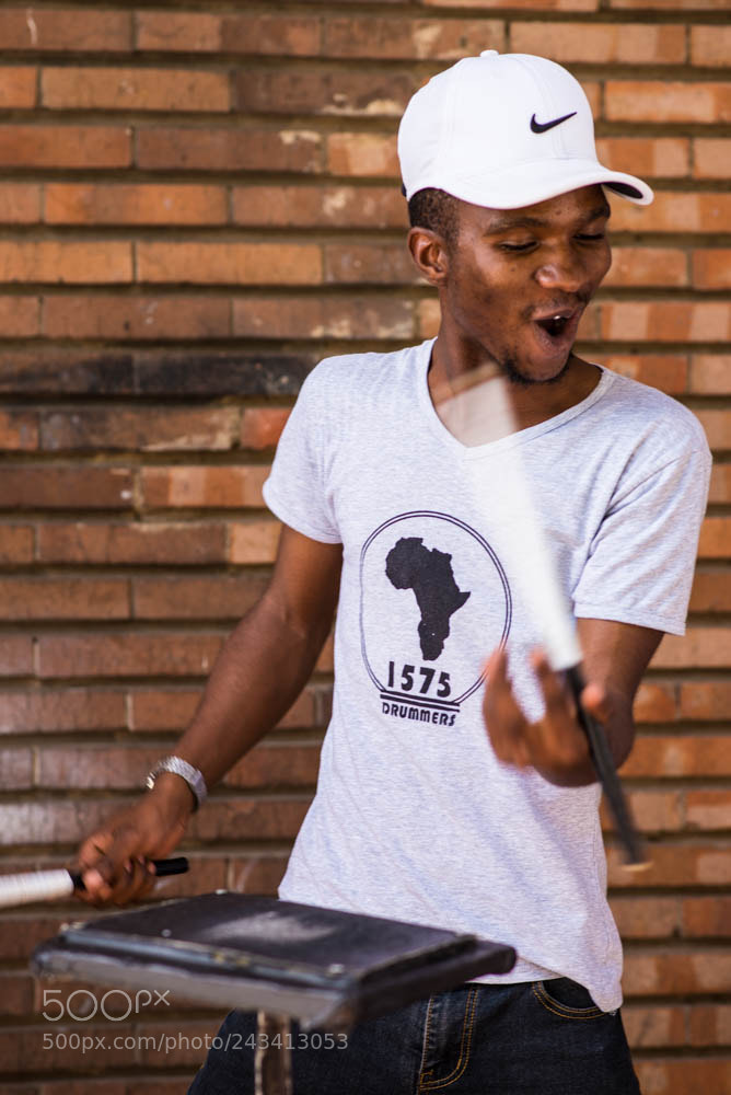 Nikon D610 sample photo. Street musicians in maboneng photography