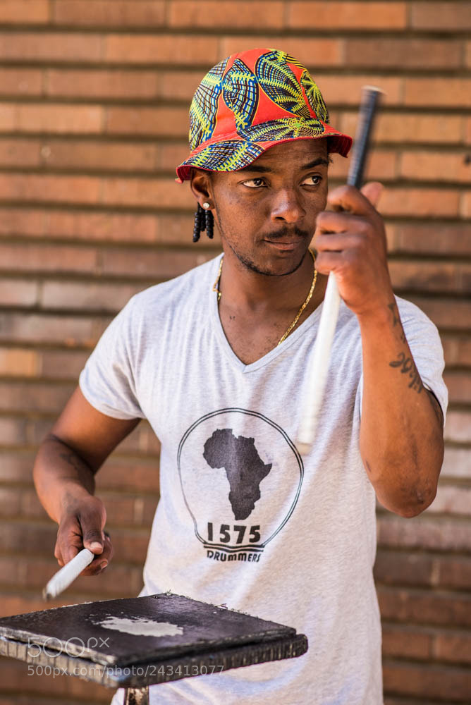Nikon D610 sample photo. Street musicians in maboneng photography
