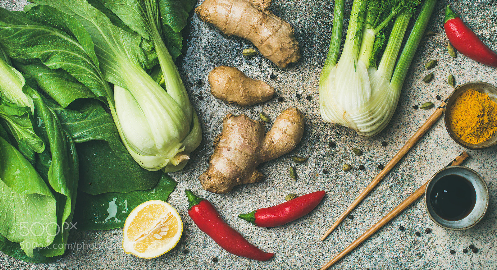 Nikon D610 sample photo. Flat-lay of asian cuisine photography