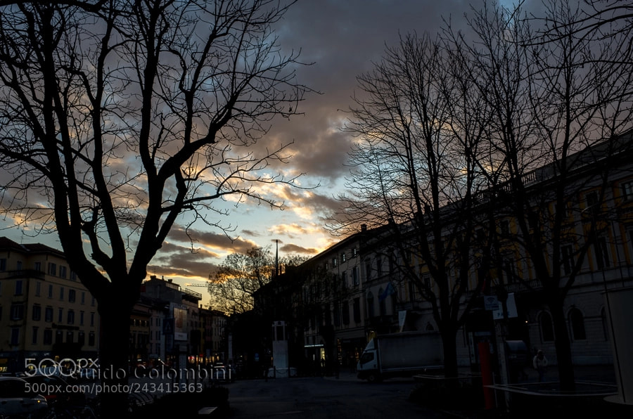 Ricoh GR II sample photo. Urban sunset photography