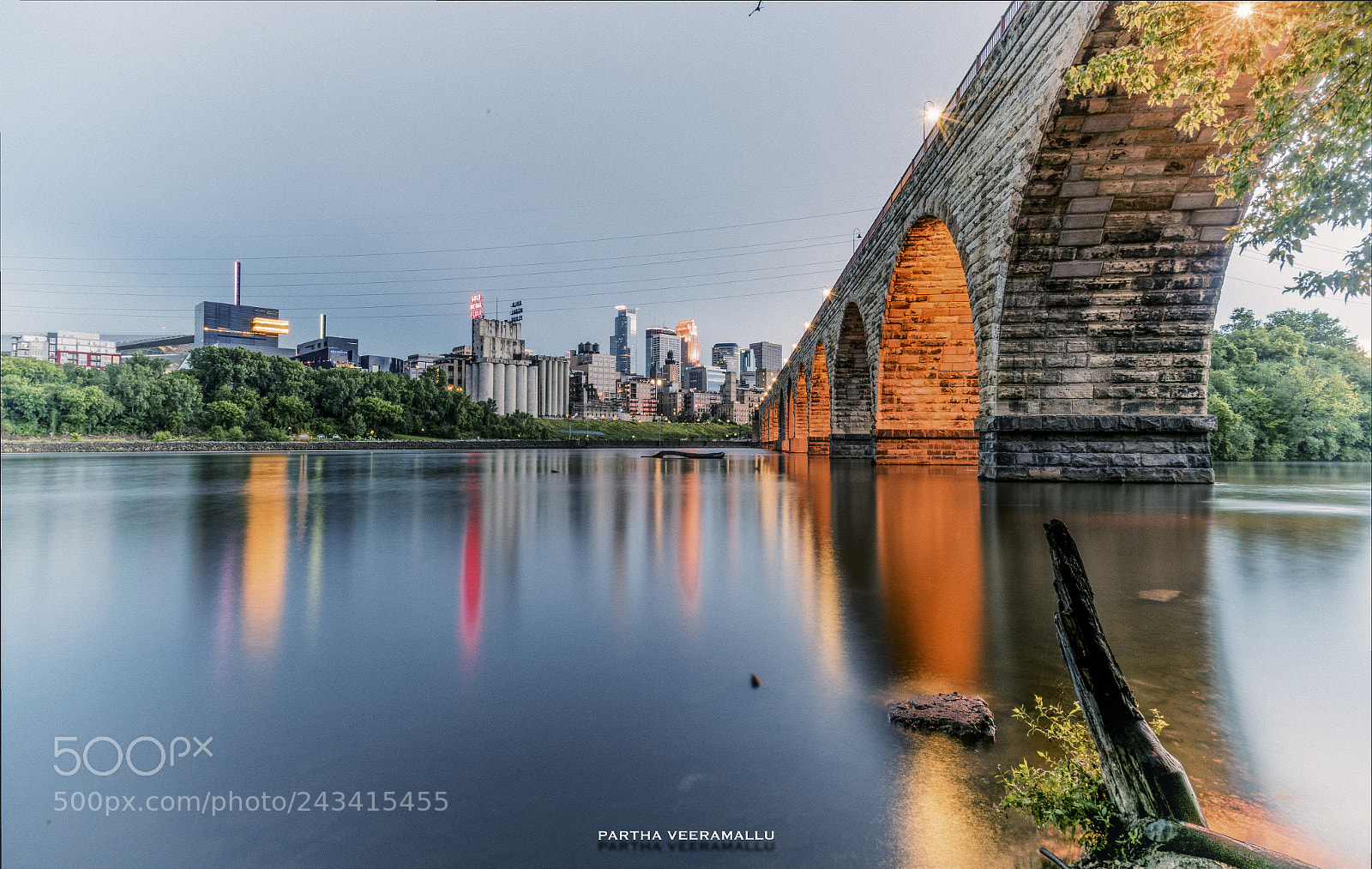 Nikon D810 sample photo. Stone arch bridge, minneapolis photography