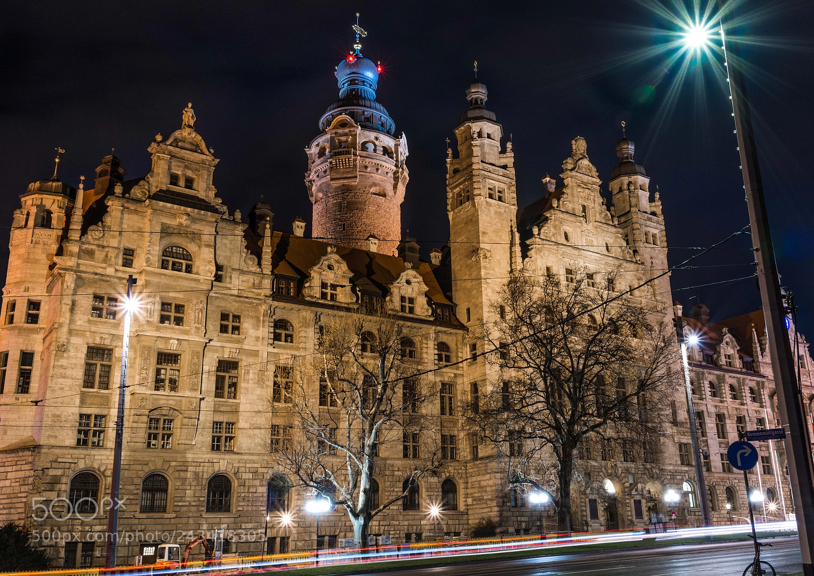 Nikon D5500 sample photo. Leipzig town hall photography
