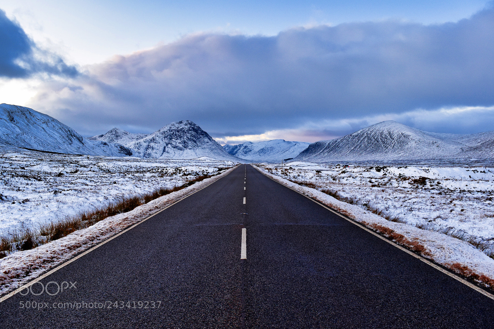 Nikon D5500 sample photo. Road into glencoe photography