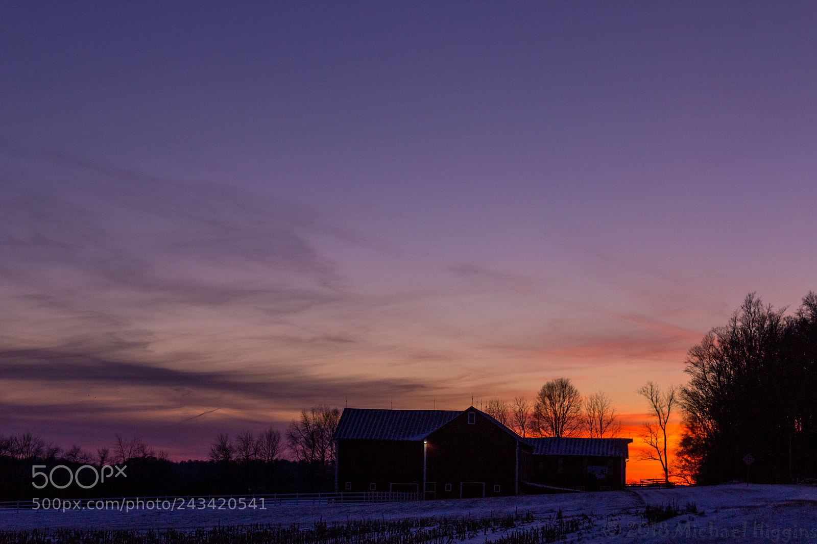 Canon EOS 1200D (EOS Rebel T5 / EOS Kiss X70 / EOS Hi) sample photo. Winter sunset photography