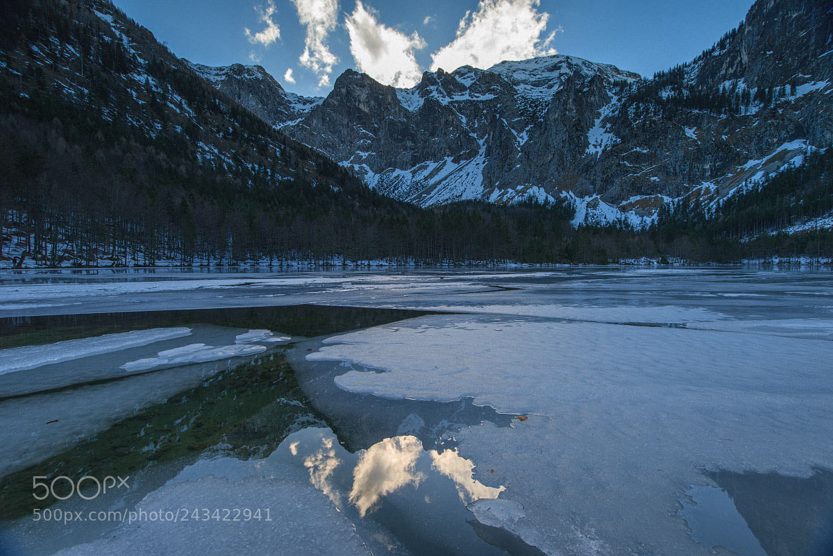 Nikon D810 sample photo. Winter lake photography