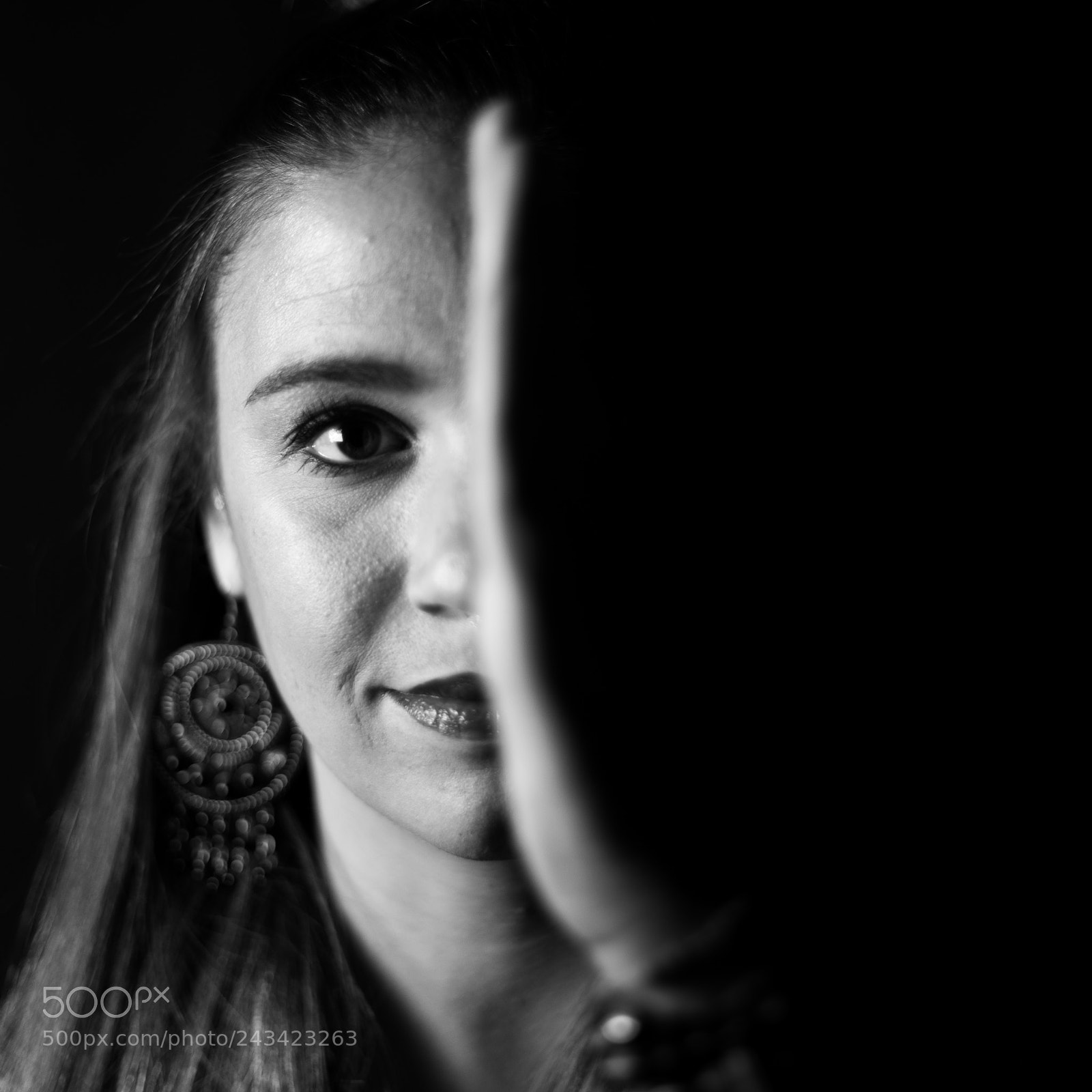 Sony a7 II sample photo. Half face photography