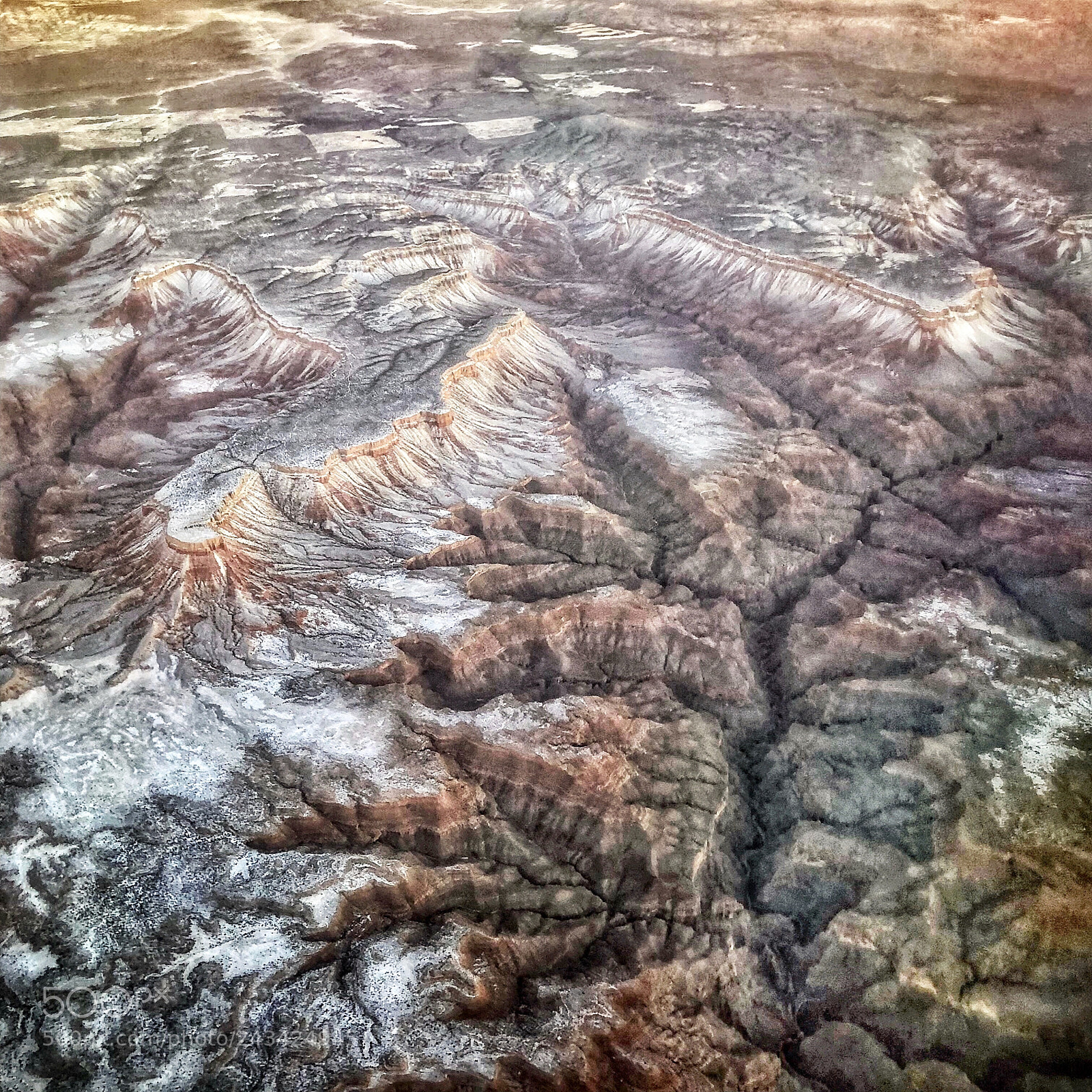 Apple iPhone X sample photo. Grand canyon with dusting photography