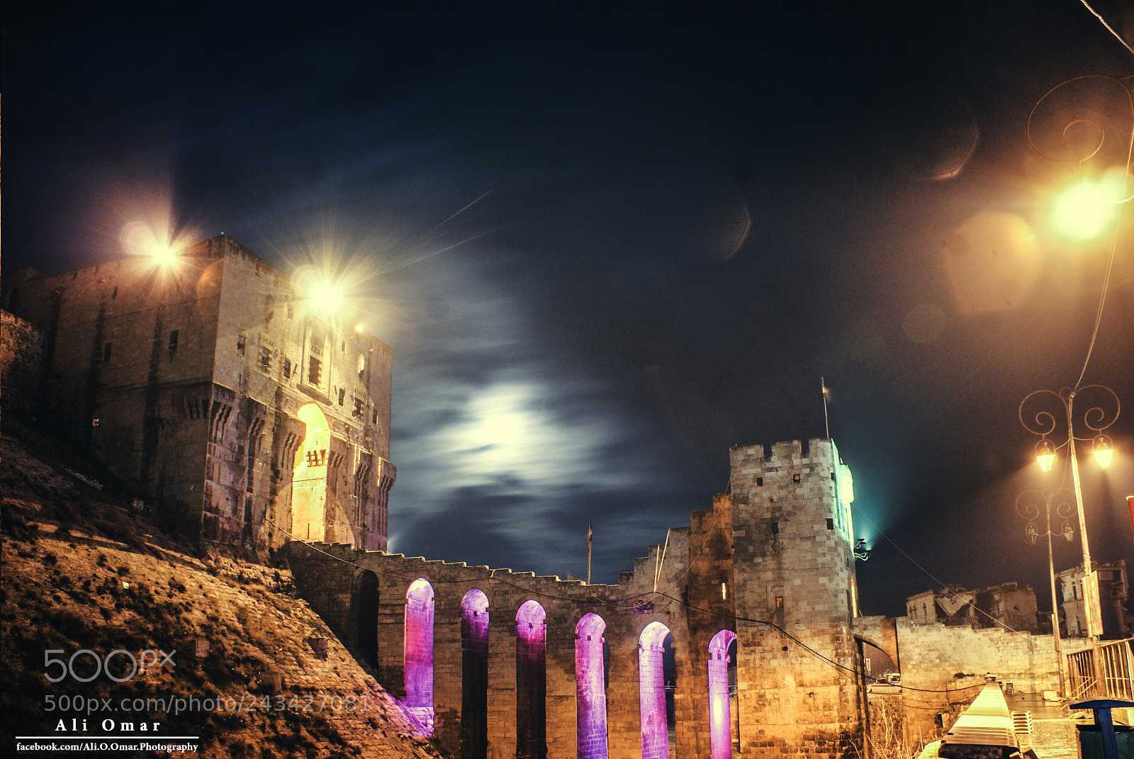 Sony Alpha DSLR-A200 sample photo. Aleppo citadel after rain? photography