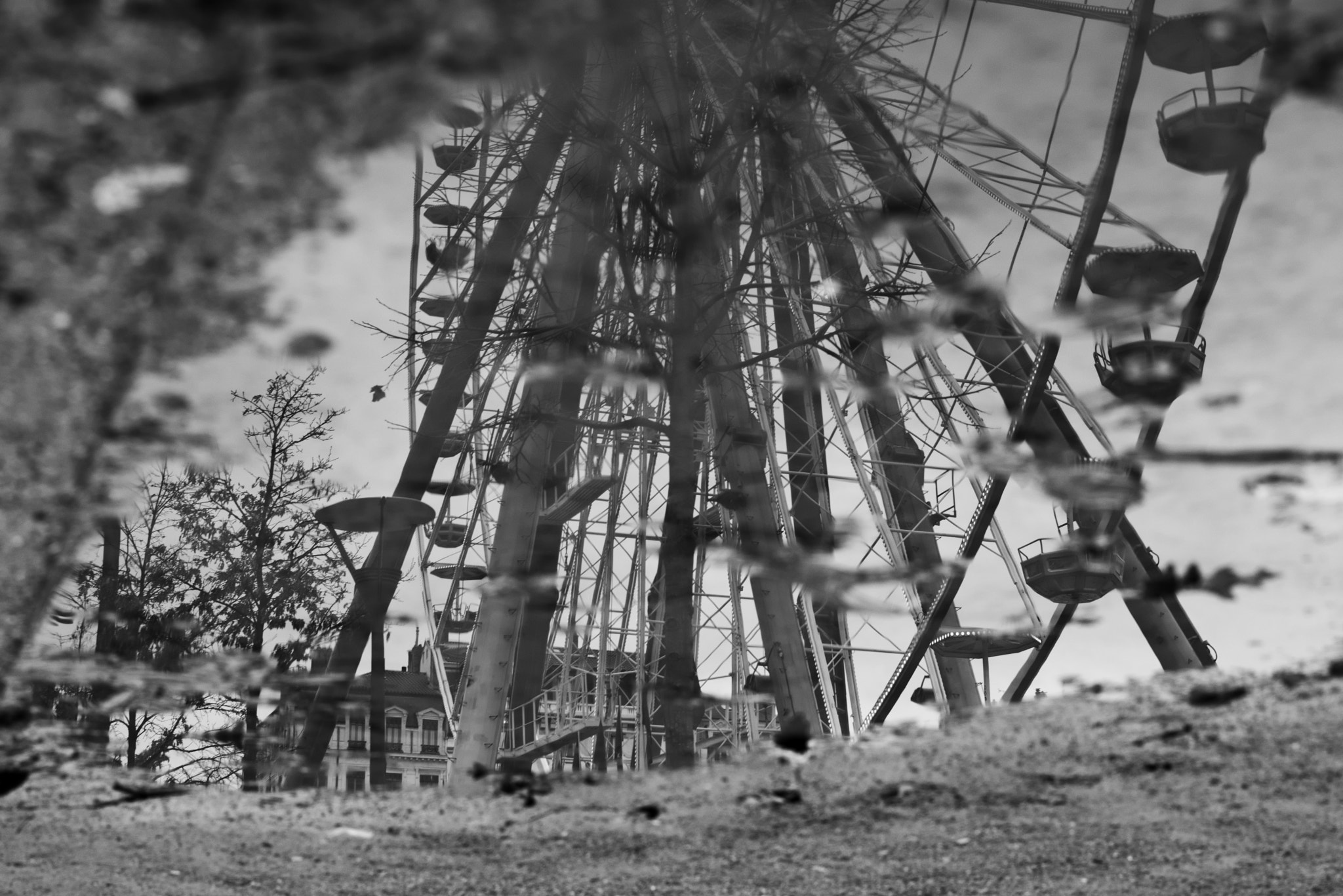 Nikon AF-S DX Nikkor 35mm F1.8G sample photo. Bellecour big wheel, lyon (france) photography