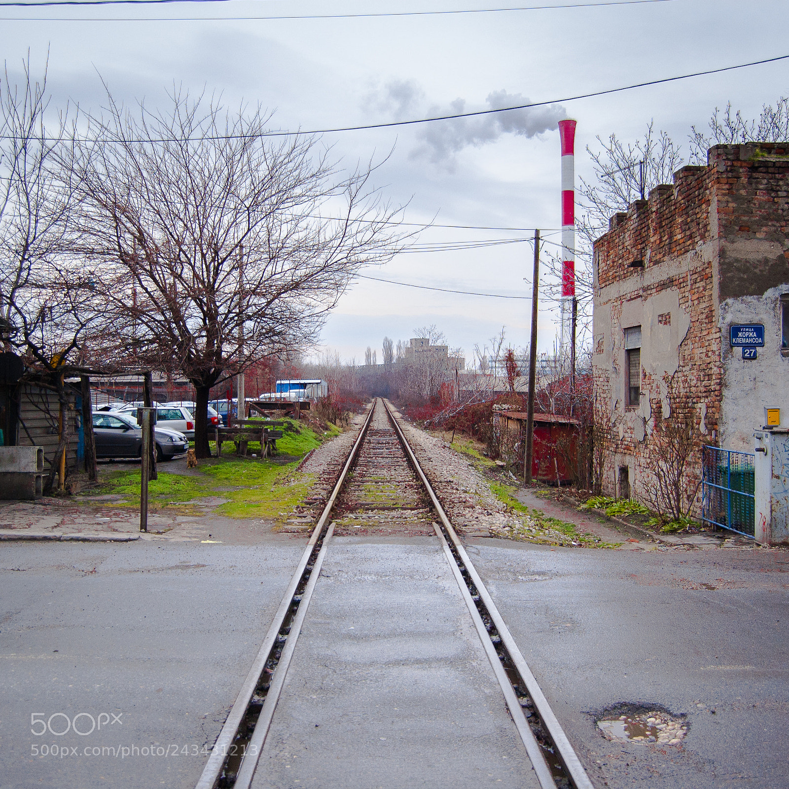 Nikon D40 sample photo. Rail photography