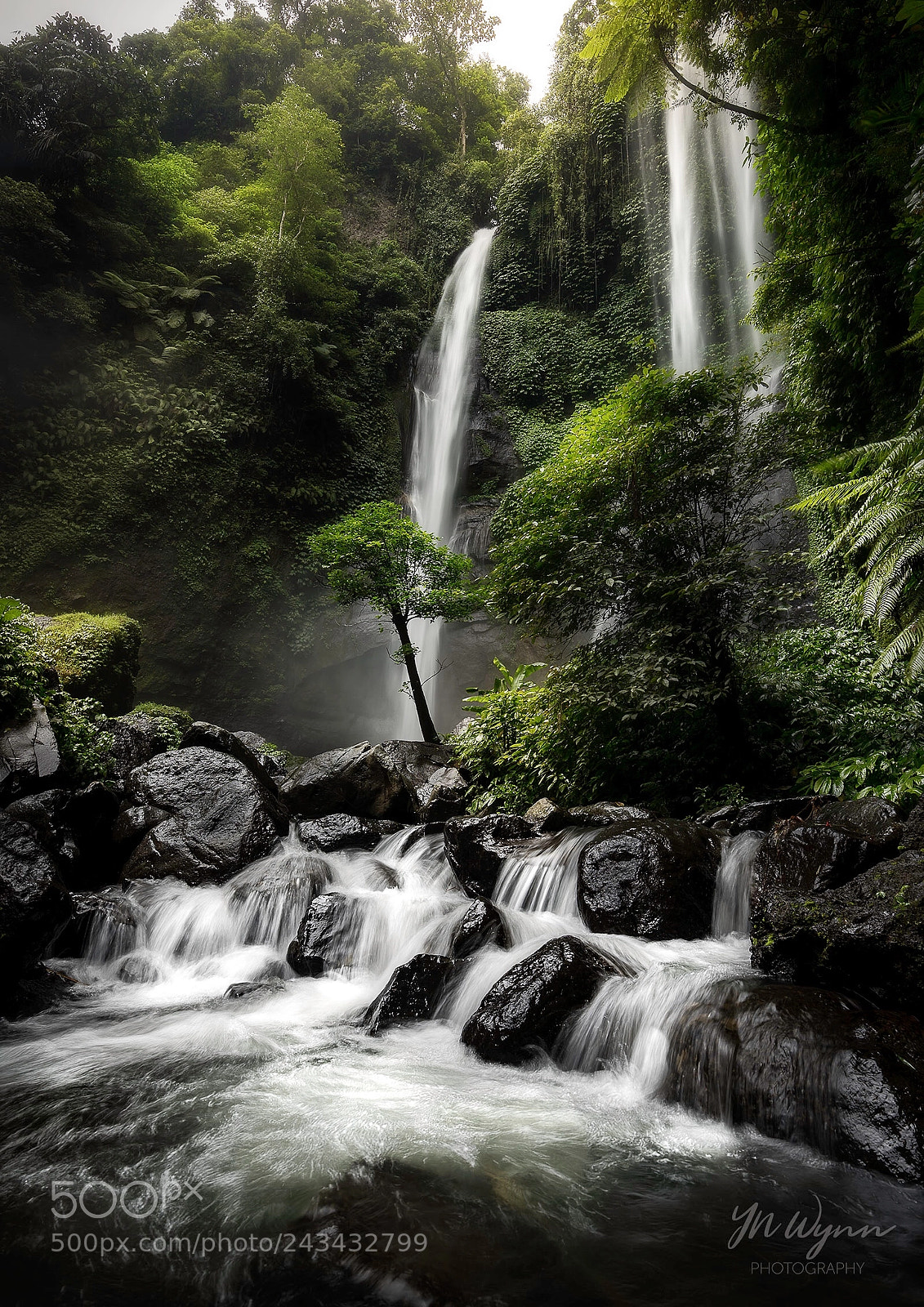 Sony a7R II sample photo. Sekumpul waterfalls photography