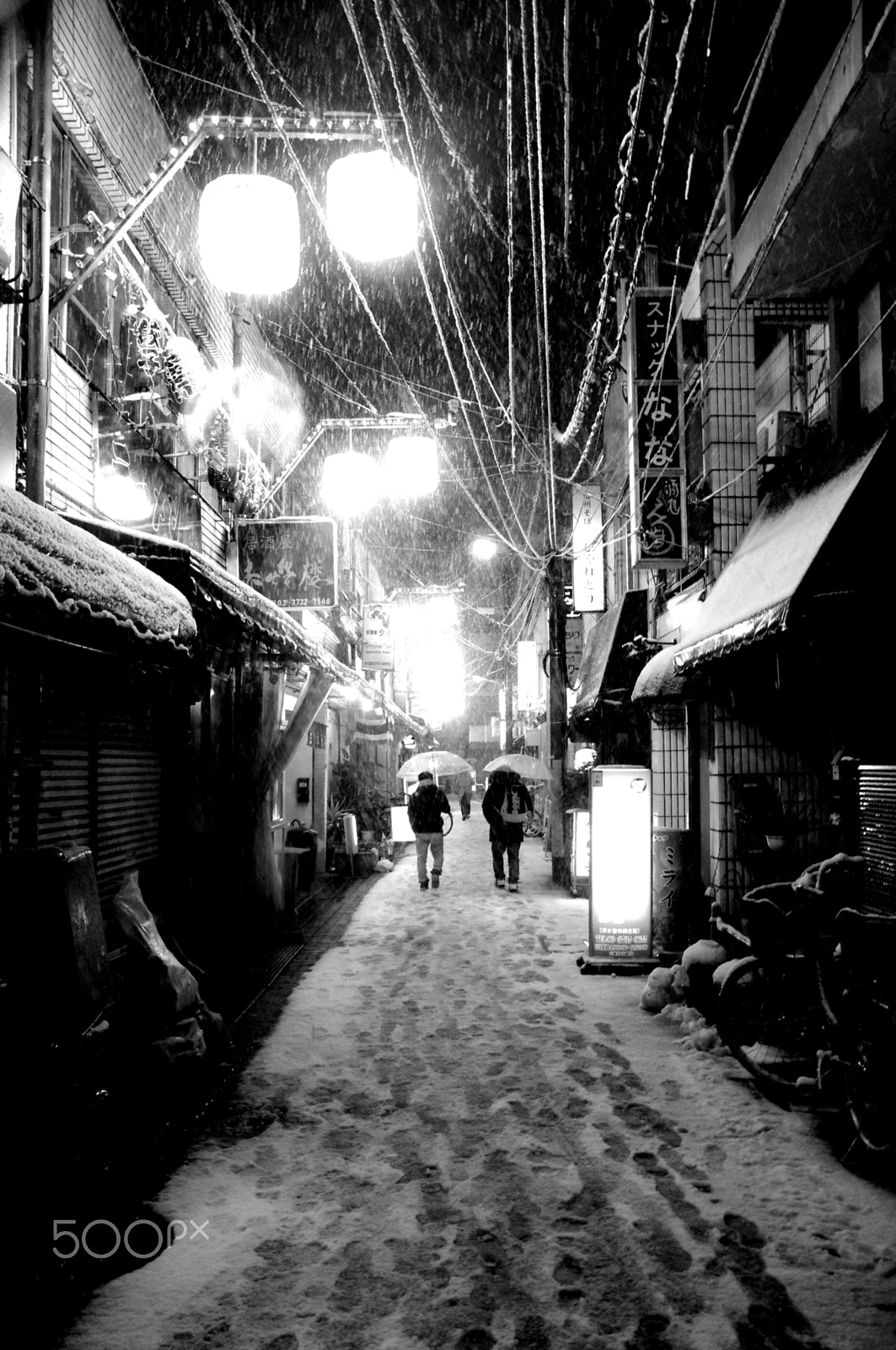 Pentax K-x sample photo. Winter in tokyo photography