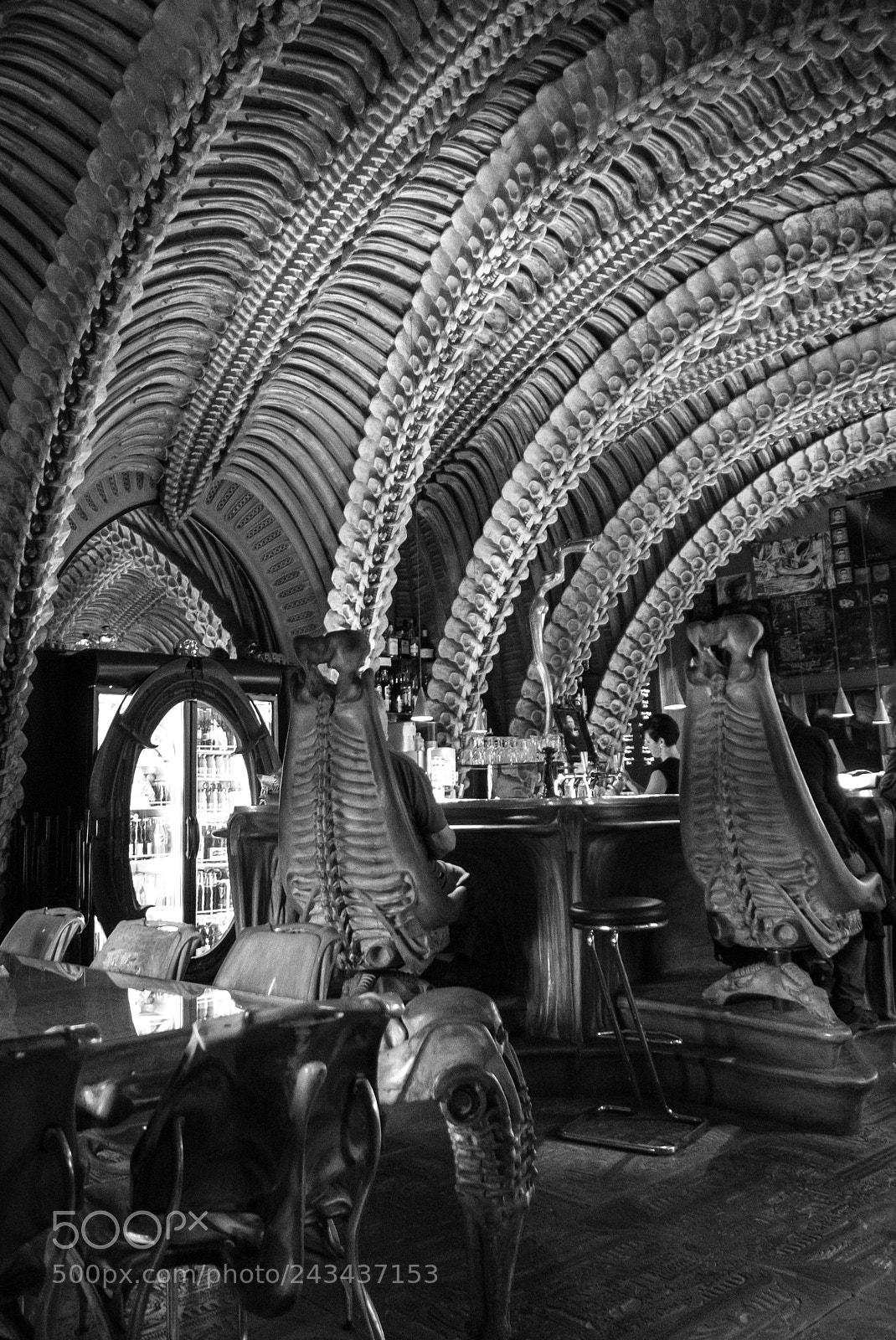 Panasonic Lumix DMC-LX100 sample photo. Giger bar & museum photography