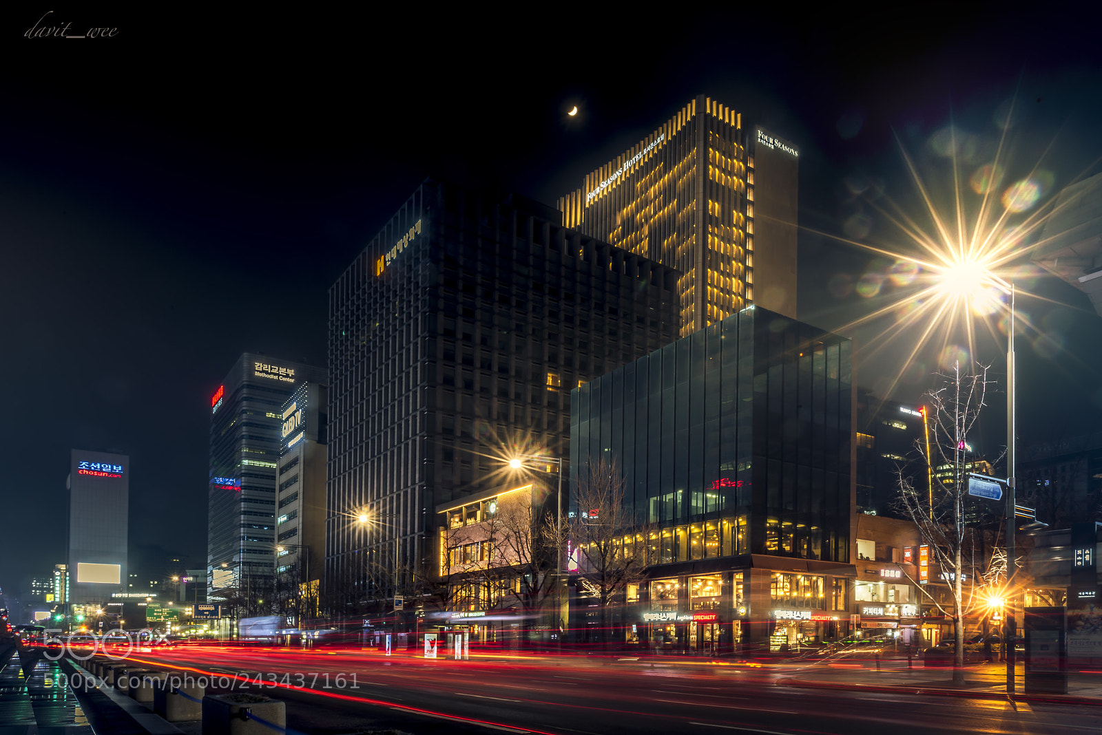 Nikon D810 sample photo. Night after rainy photography
