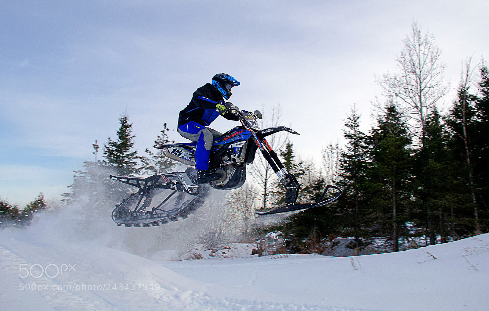 Canon EF-S 18-200mm F3.5-5.6 IS sample photo. Snowbike timbersled photography