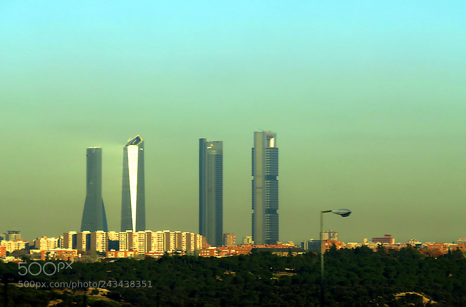 Canon PowerShot SX710 HS sample photo. Madrid skyline photography