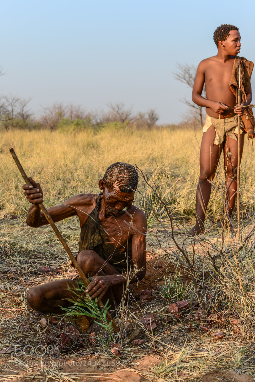 Nikon D610 sample photo. Bushman elder and youth photography