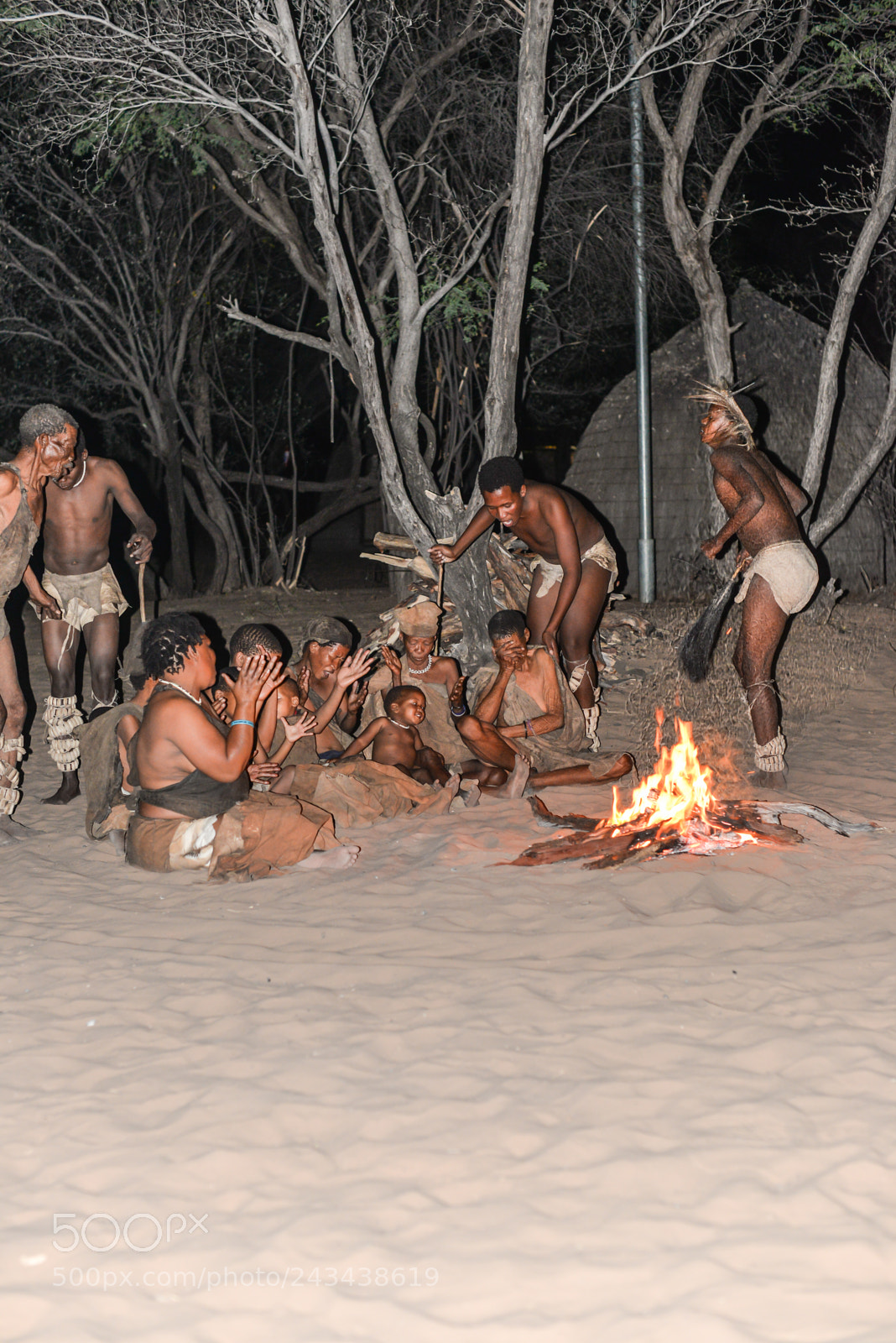 Nikon D610 sample photo. Sans bushpeople dancing round photography