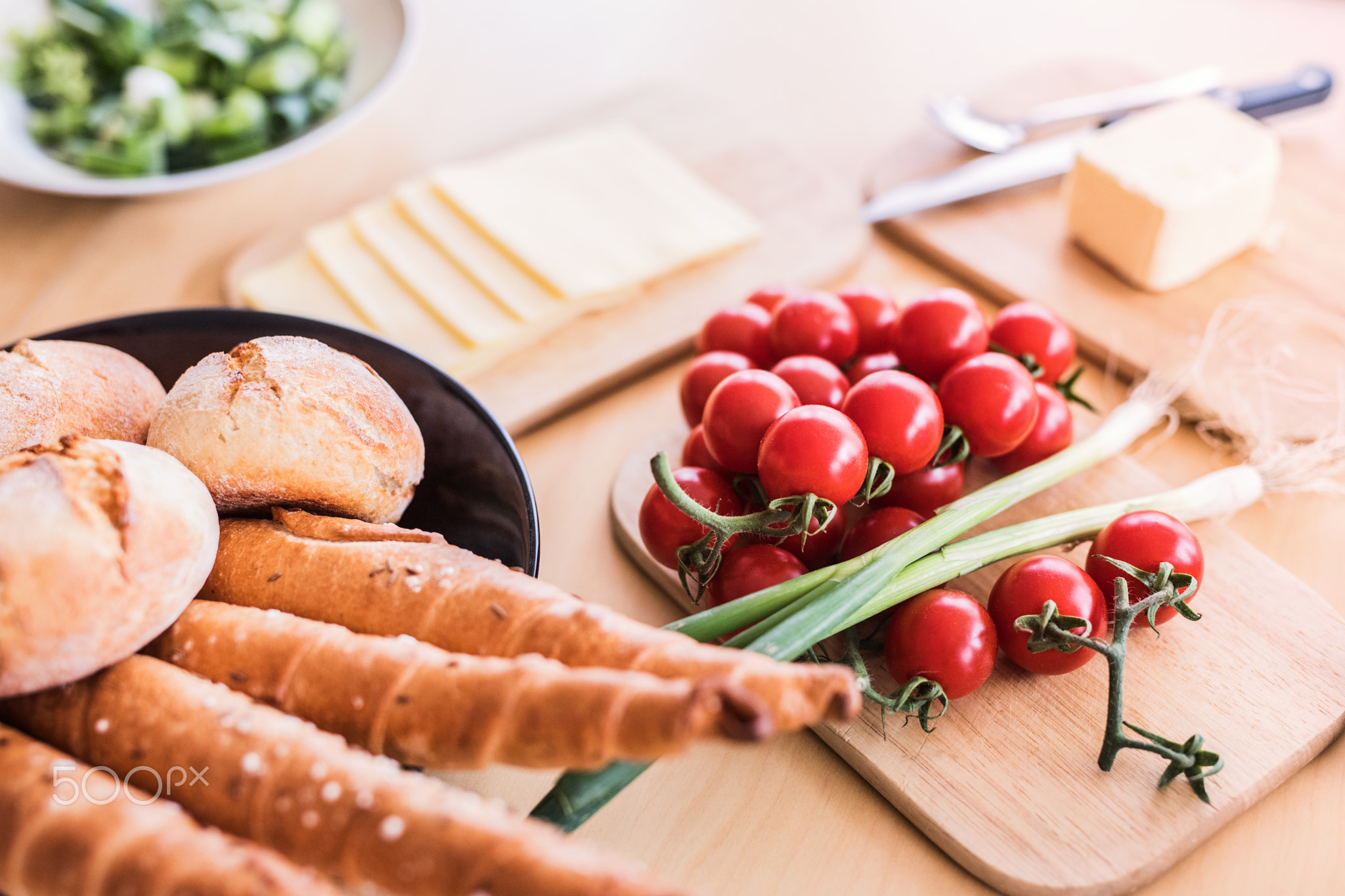 Composition of food on the table.