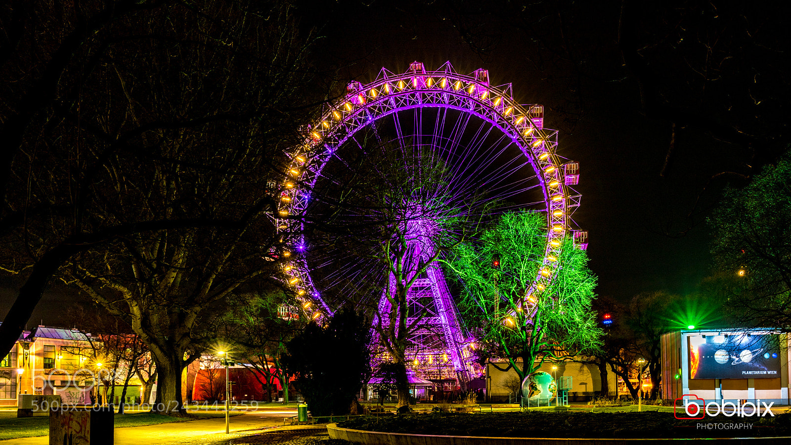 Sony a9 sample photo. Prater nacht photography