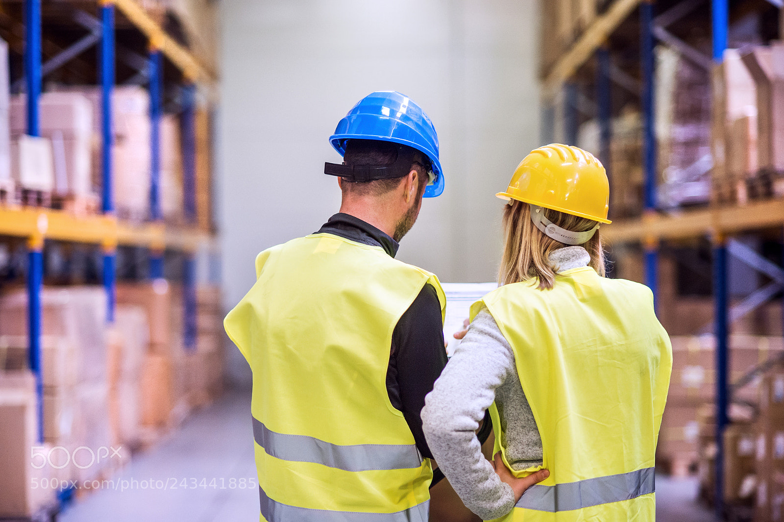 Nikon D4S sample photo. Young warehouse workers working photography